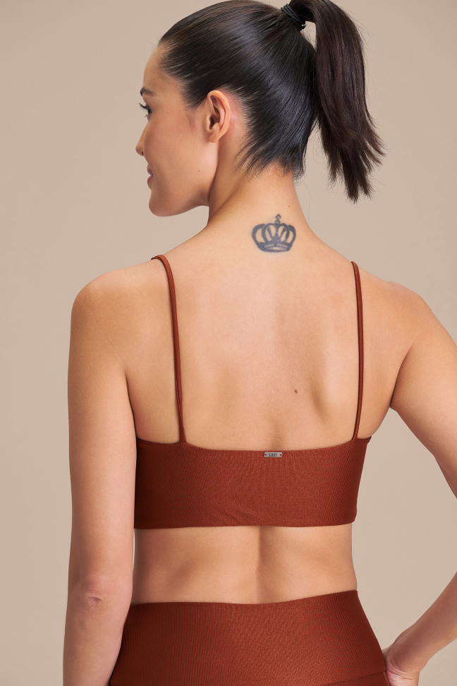 Top Fitness Feminino LIVE! Curve Allure® Adaptiv Rust Red