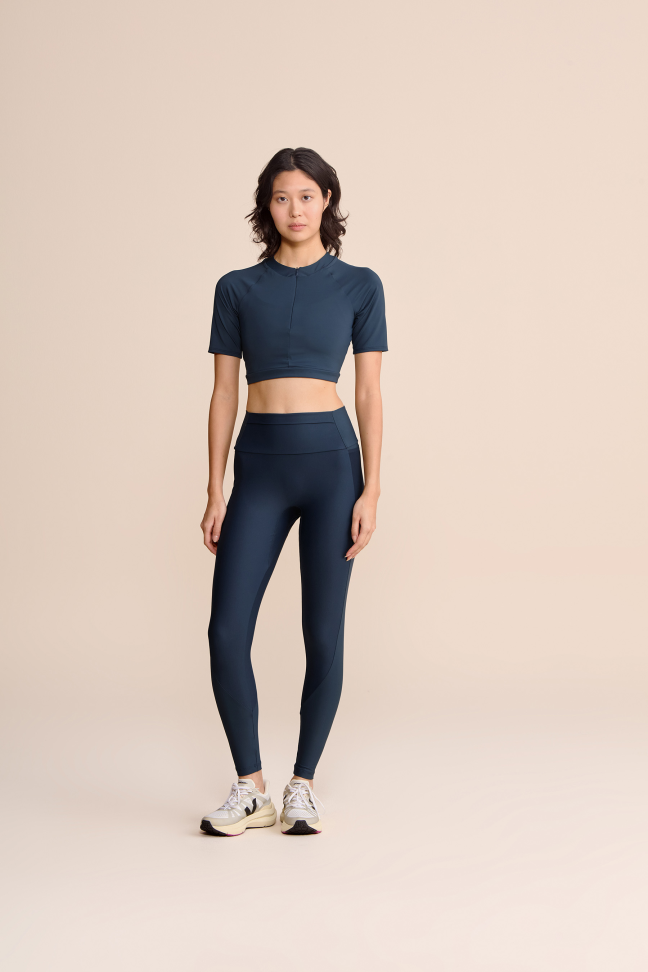 Blusa Cropped Race Pro® Tule Azul Drop - #4