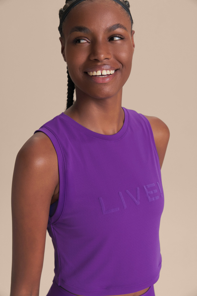 Regata Cropped LIVE! Comfort Violet Pace - #3
