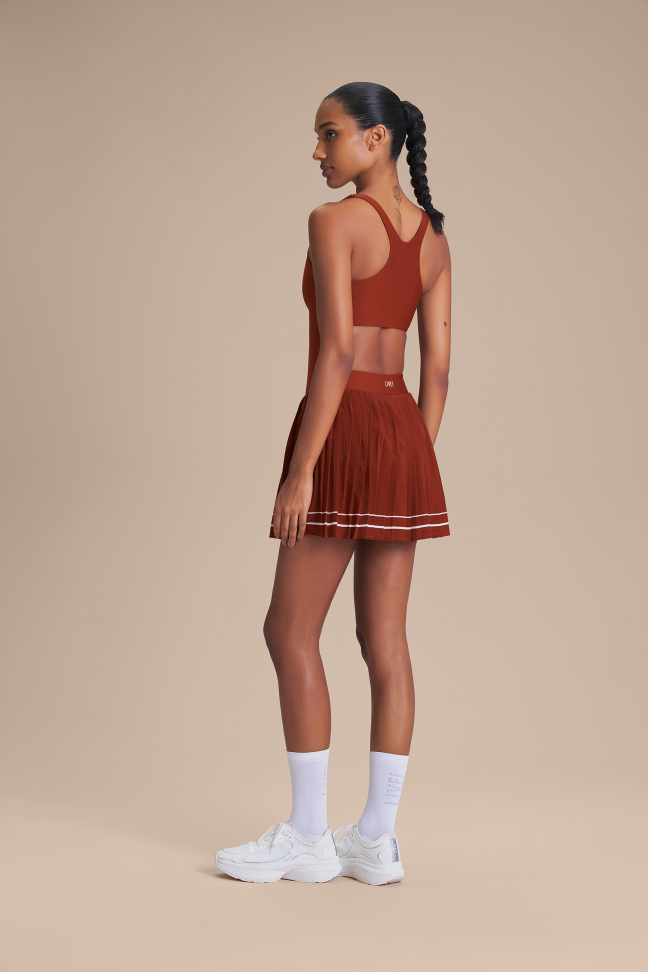 Vestido Esportivo Feminino LIVE! Ace Hydefit® Adaptiv Rust Red