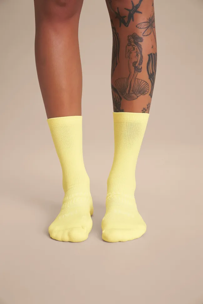 Meia Esportiva Unissex LIVE! Super Long Candelight Yellow - #4