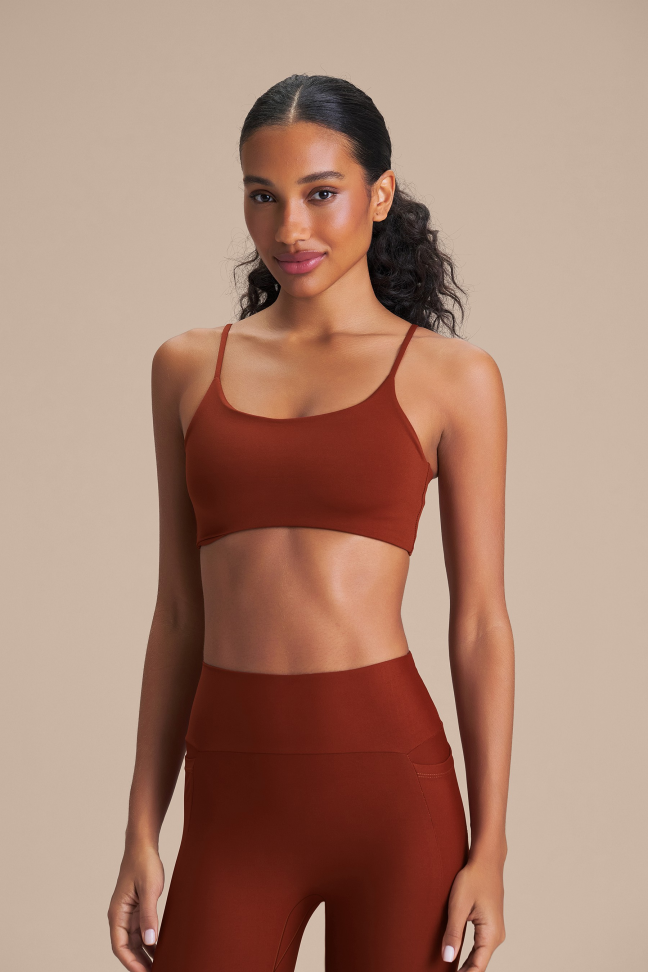Top Fitness Feminino LIVE! Curve Sense® Rust Red