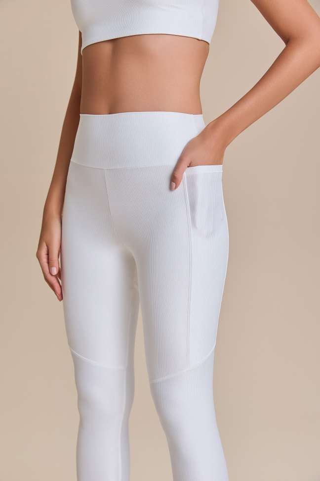 Legging Allure® Adaptiv Branca LIVE! - #4