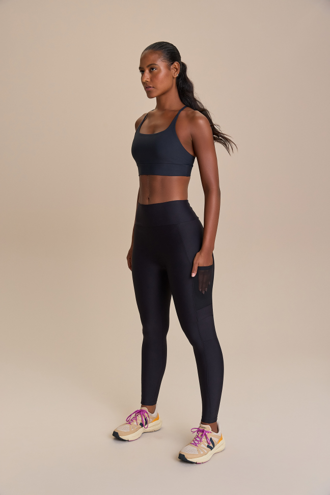 Legging Tule Hydefit® Adaptiv Preto LIVE!