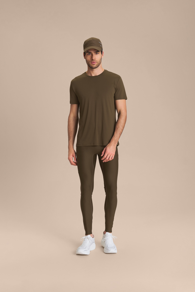 Camiseta Train Comfy Men Green Kelp LIVE! - #7