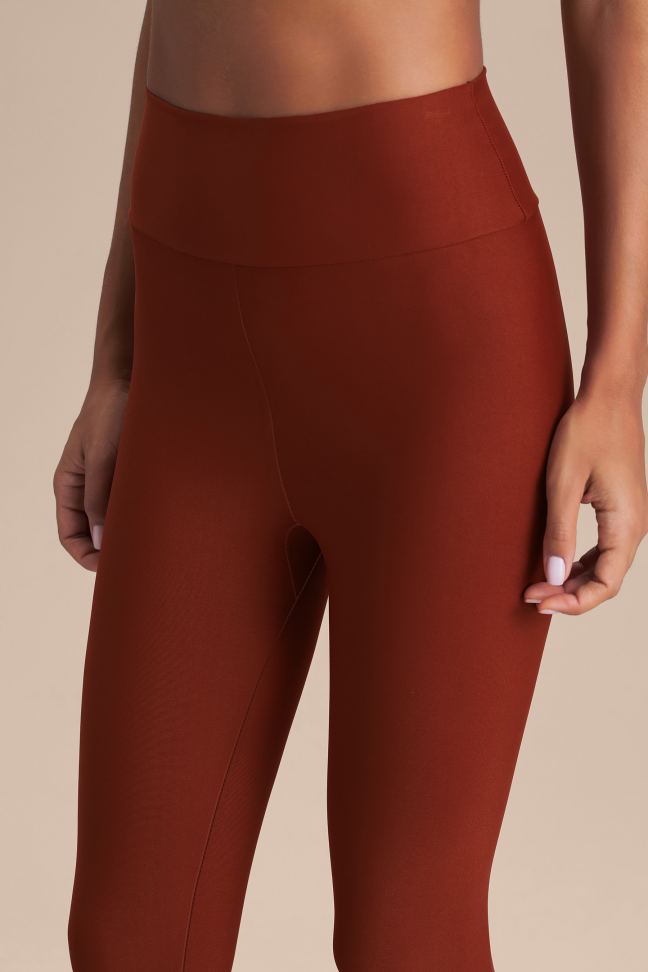 Legging Fitness Feminina LIVE! Hydefit® Adaptiv Rust Red - #3