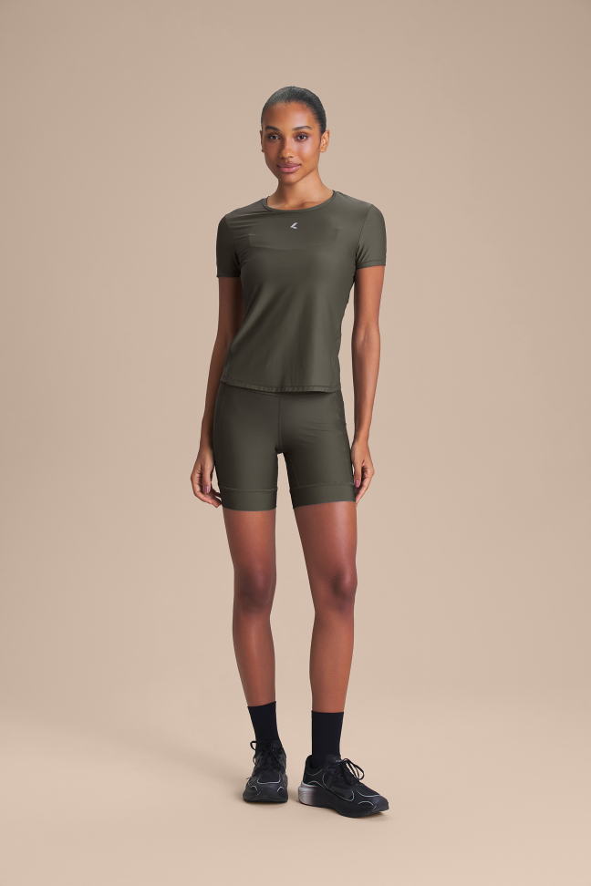 Blusa Fitness Feminina LIVE! Harmony Pro Obsidian Grey