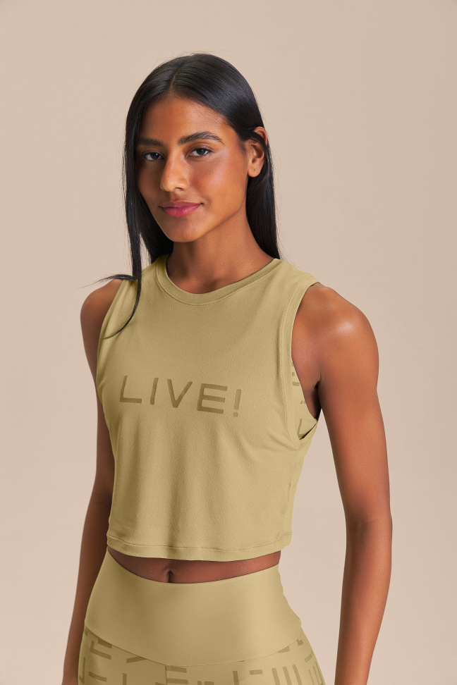 Regata Cropped LIVE! Comfort Core Green
