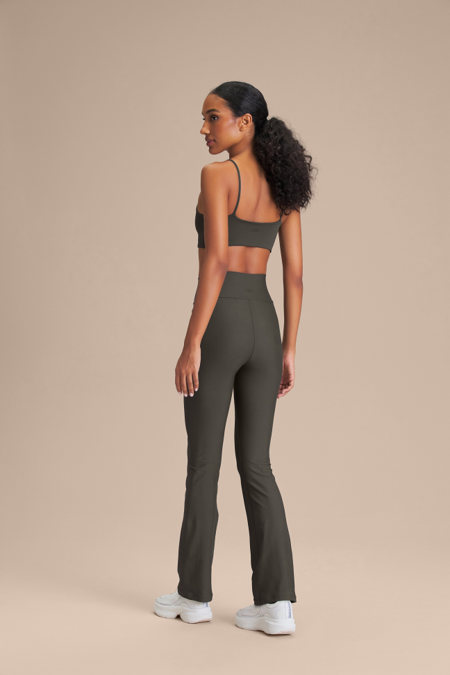 Calça Bailarina Fitness Feminina LIVE! Hydefit® Adaptiv Obsidian Grey