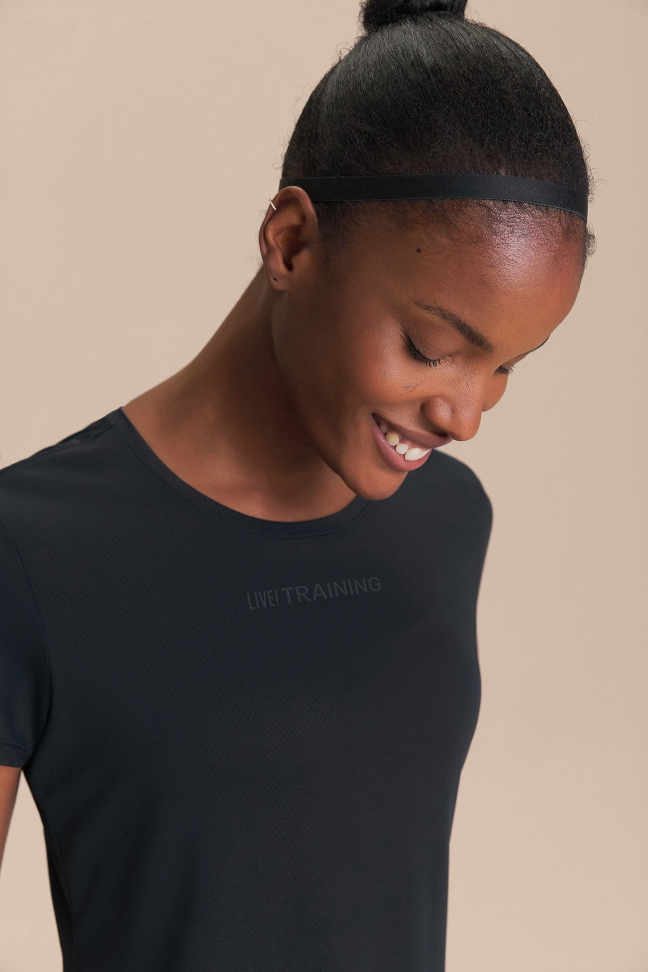 Camiseta Training Action Preta LIVE!
