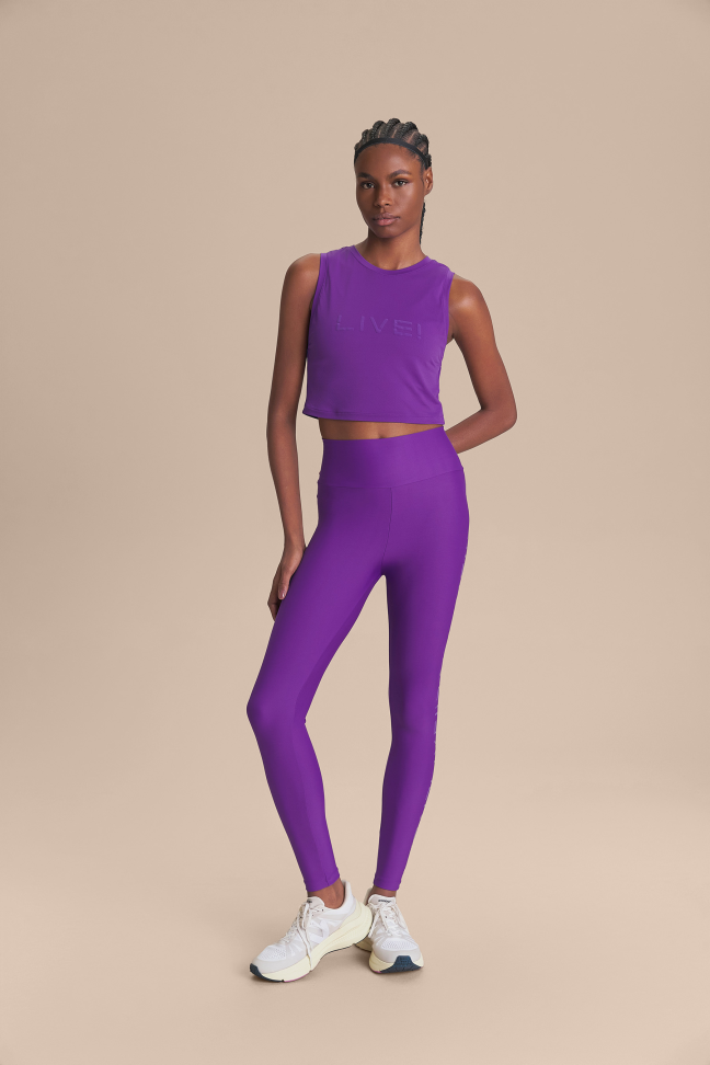 Regata Cropped LIVE! Comfort Violet Pace