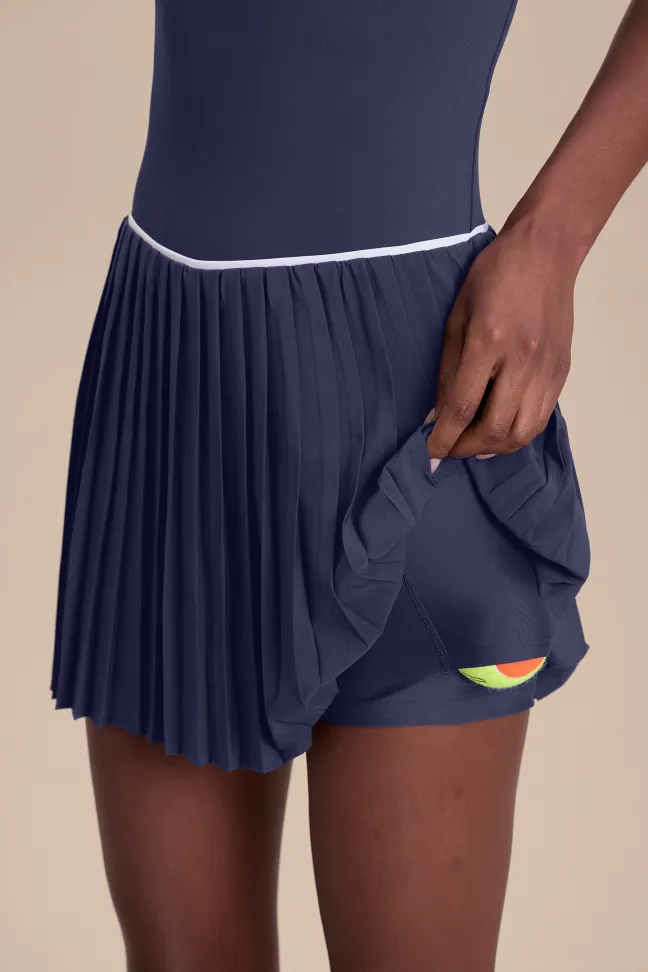 Vestido Fitness Feminino LIVE! Drop Shot Navy Blue - #4