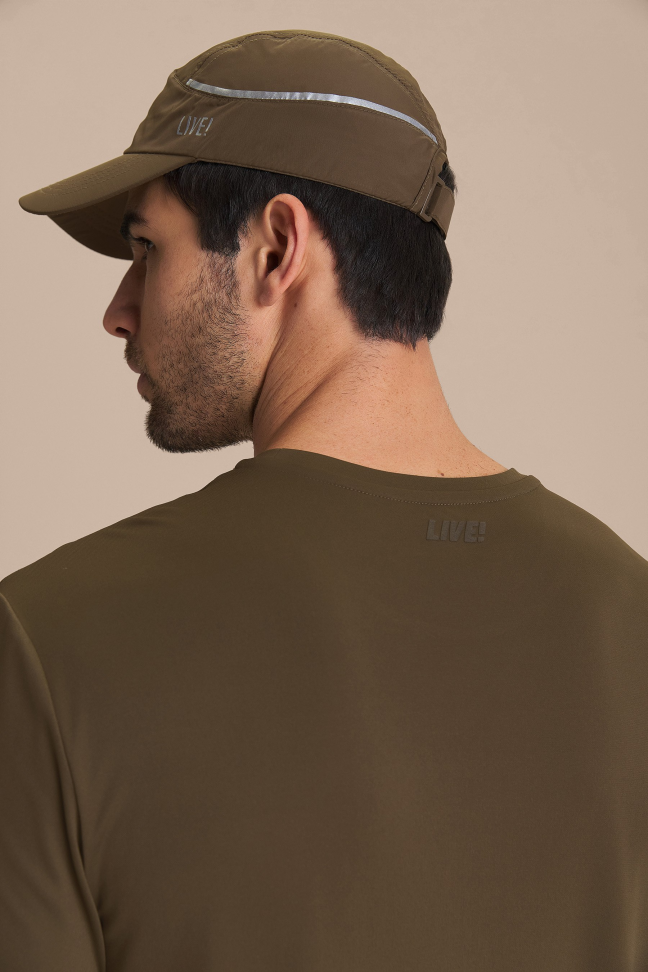Camiseta Train Comfy Men Green Kelp LIVE! - #4