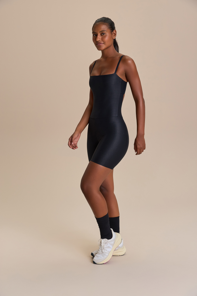 Macaquinho Shorts Allure® Adaptiv Preto LIVE! - #4