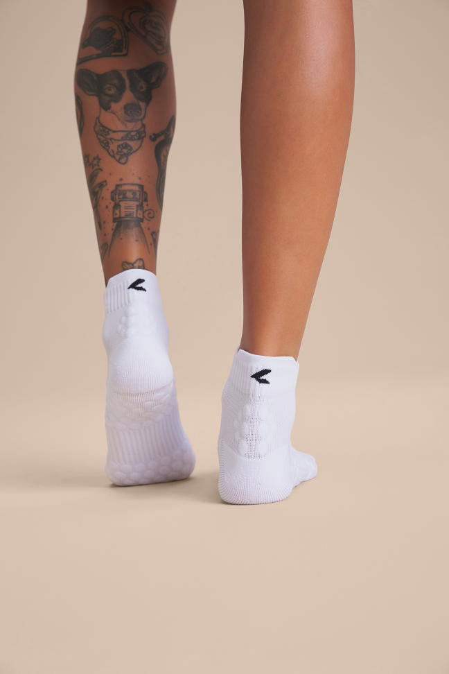 Meia FrictionFree Unissex Branca LIVE!