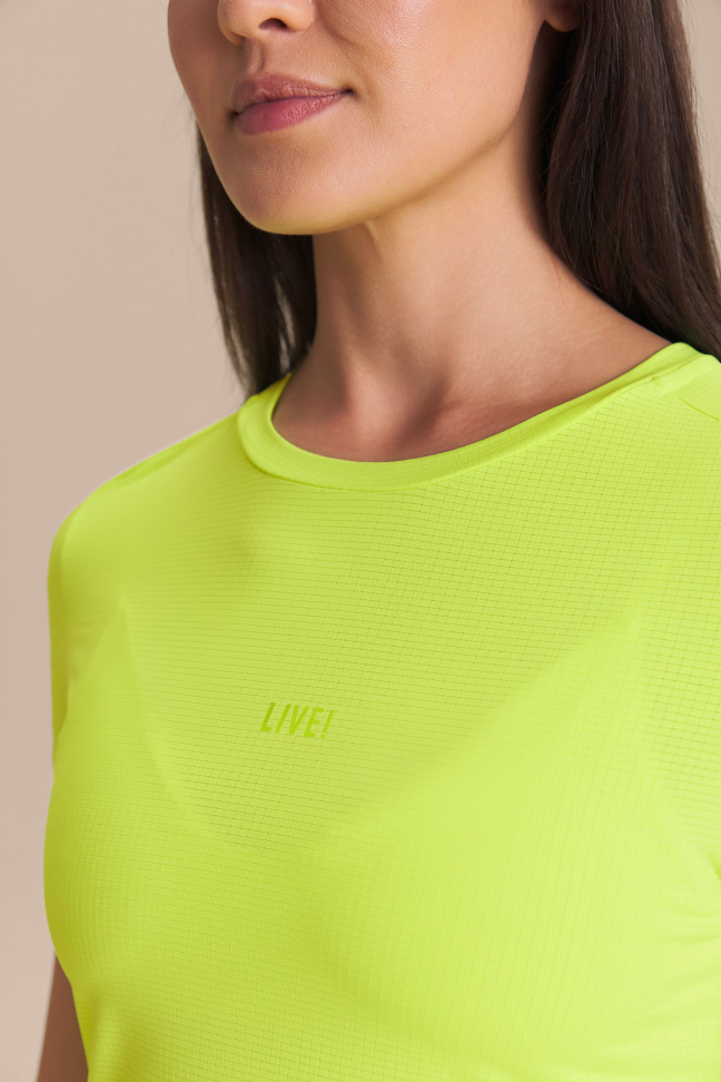 Camiseta Air Move® Lime LIVE!