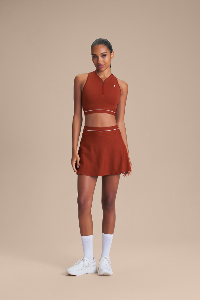 Saia Fitness Feminina LIVE! Ace Hydefit® Adaptiv Rust Red - #6