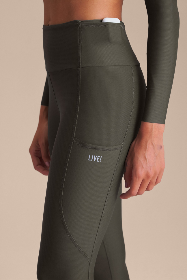 Calça Legging Fitness Feminina LIVE! Six Pockets Speed Obsidian Grey com 6 Bolsos - #3