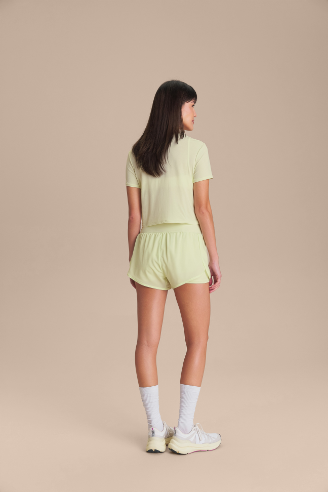 Camiseta Cropped LIVE Comfort Flowstate Green - #4