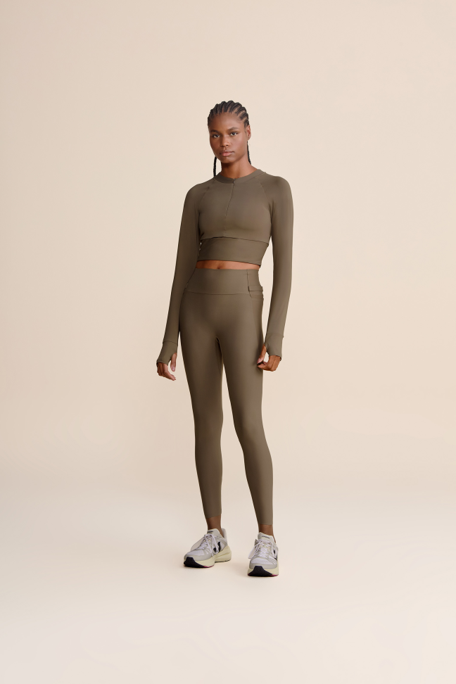 Blusa Cropped ML Race Pro® Tule Ashes - #6