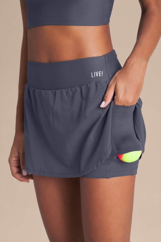 Saia Esportiva Feminina LIVE! Dryside Iron Blue