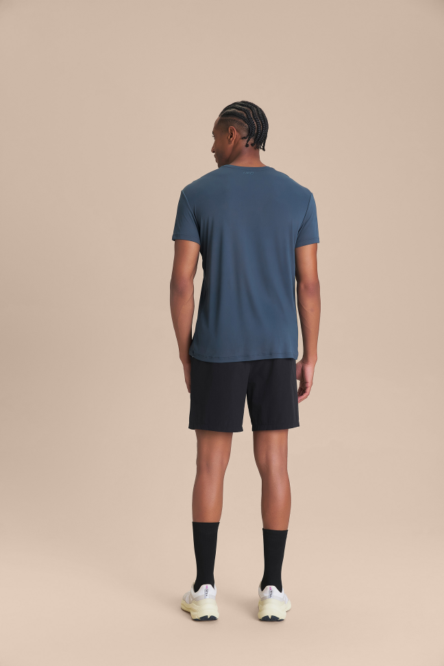 Camiseta Train Comfy Men Misteel Blue LIVE! - #4