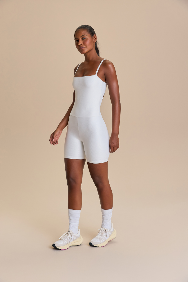 Macaquinho Shorts Allure® Adaptiv Branco LIVE! - #4