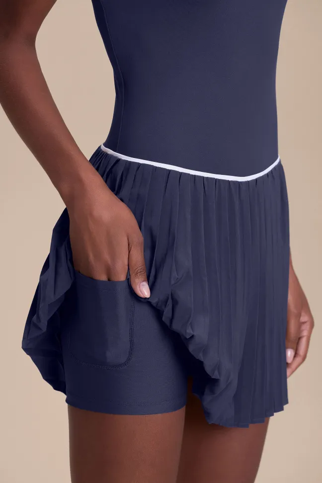 Vestido Fitness Feminino LIVE! Drop Shot Navy Blue - #7