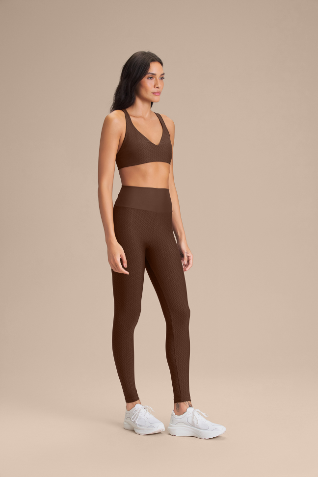 Legging LIVE! Symbol Hydefit® Adaptiv Sepia Brown