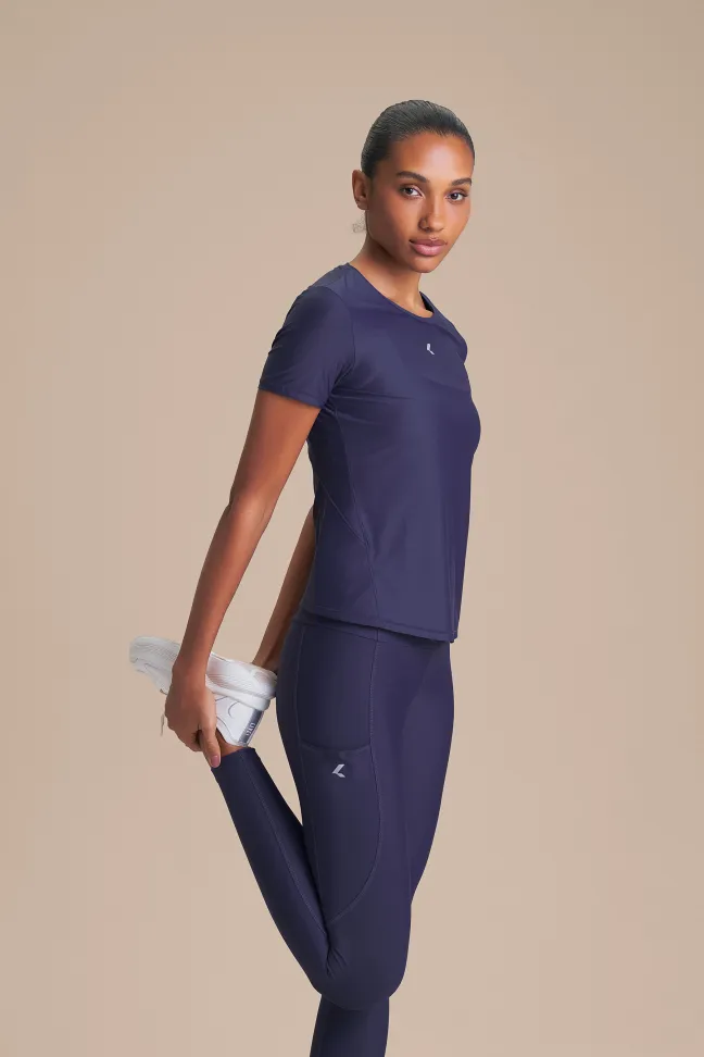 Legging Fitness Feminina LIVE! Six Pockets Speed Tide com 6 Bolsos