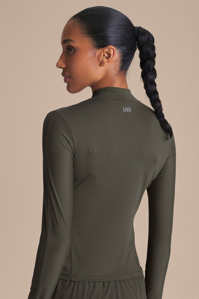 Jaqueta Fitness Feminina LIVE! Harmony Pro Obsidian Grey