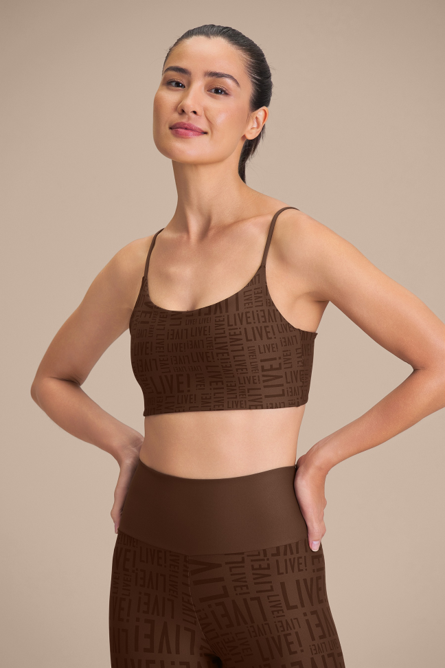 Top Fitness Feminino Curve LIVE! Sense Pro® Sepia Brown