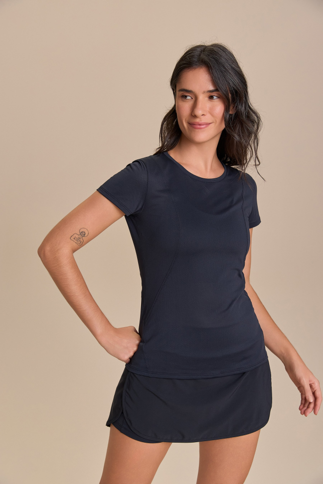 Camiseta Action Side Preta LIVE!