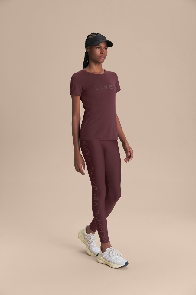 Camiseta LIVE! Comfort Aubergine - #5