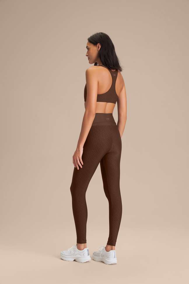 Legging LIVE! Symbol Hydefit® Adaptiv Sepia Brown - #5