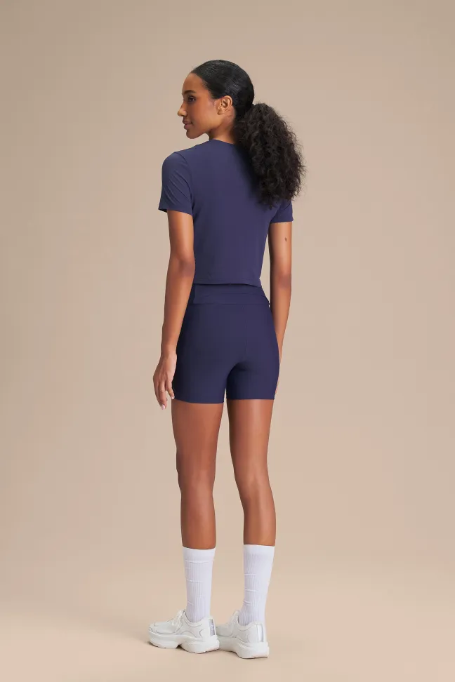 Camiseta Cropped Fitness Feminina LIVE! Comfort Tide - #4