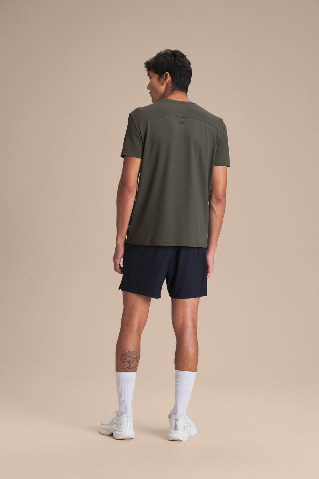 Camiseta Fitness Masculina LIVE! Train Up Loose Comfy Obsidian Grey - #4