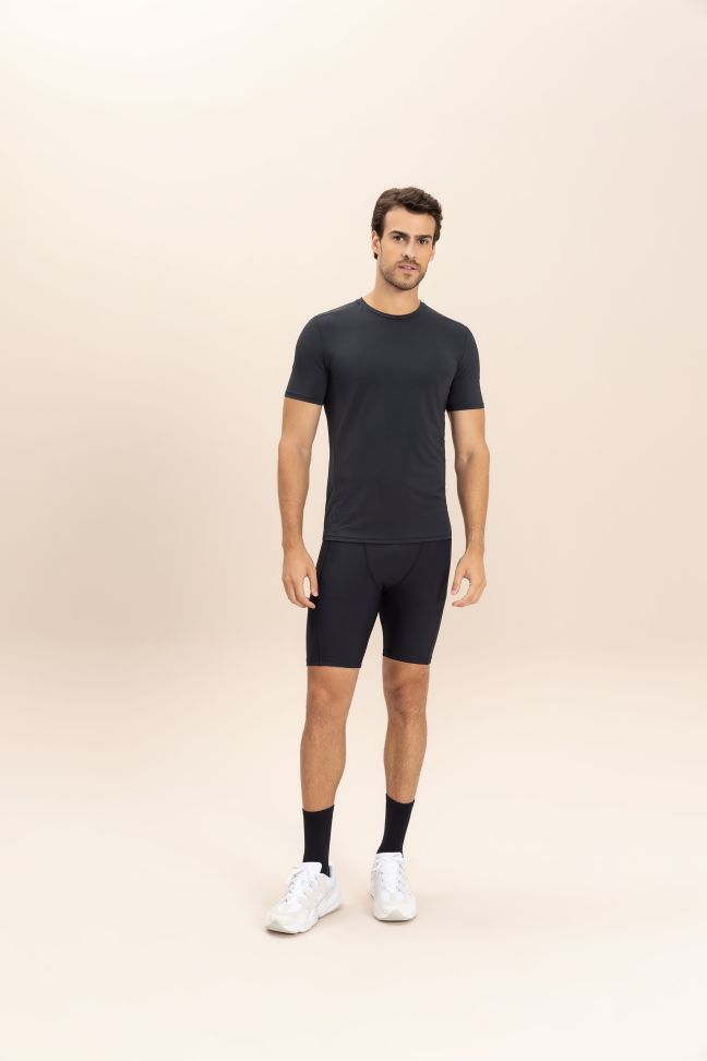 Camiseta Fit Laser Harmony Men Masculina Preta LIVE!