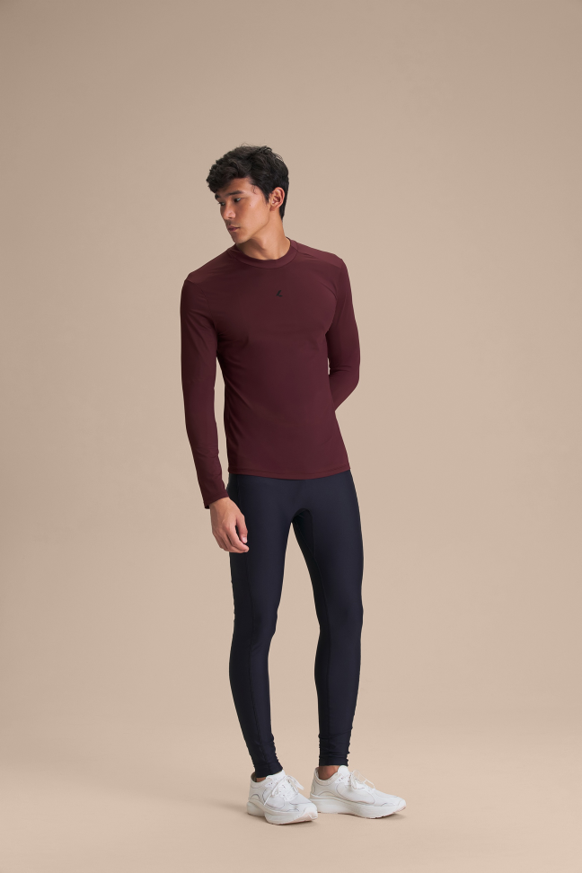 Calça de Corrida Masculina LIVE! Run Move Airflow Speed Preta com Compressão e Bolsos