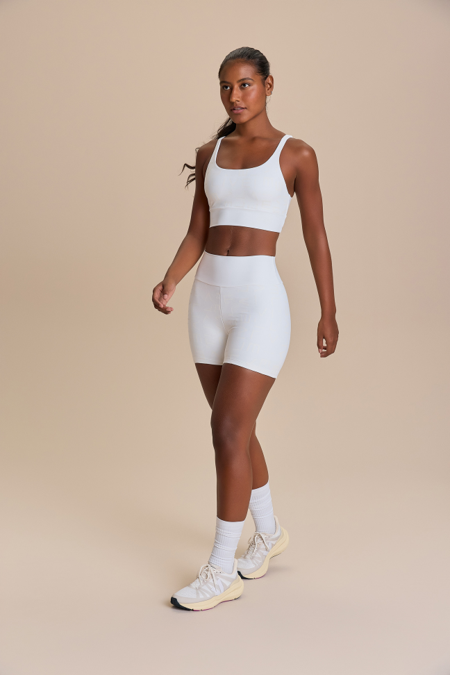 Shorts Fit Icon Hydefit® Adaptiv White Branco LIVE! - #3