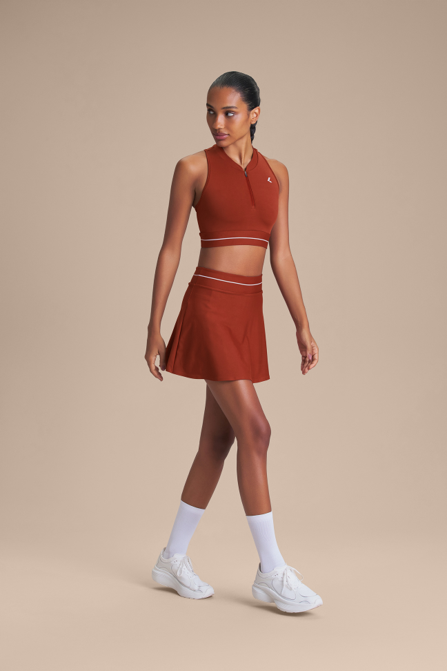 Saia Fitness Feminina LIVE! Ace Hydefit® Adaptiv Rust Red