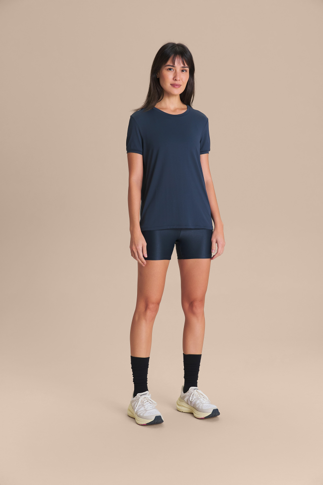 Camiseta Basic Comfort Azul Drop  LIVE! - #4