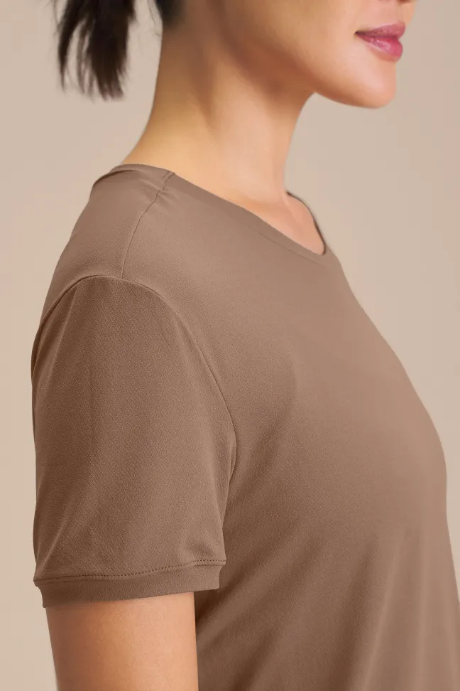 Camiseta Fitness Feminina LIVE! Basic Comfort Mountain Grey - #5