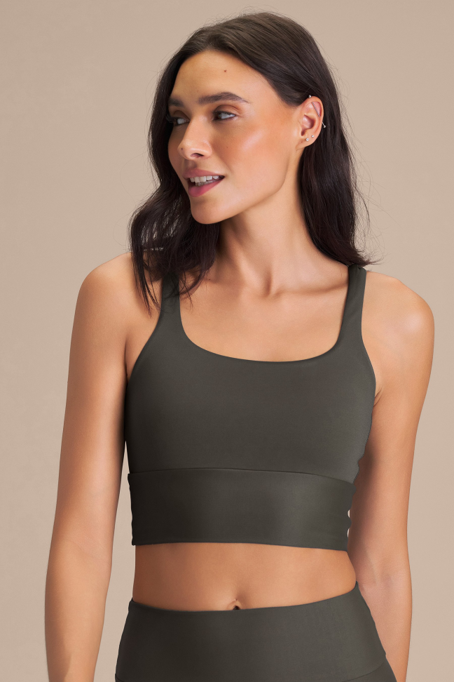 Top Fitness Feminino LIVE! Move Sense® Obsidian Grey
