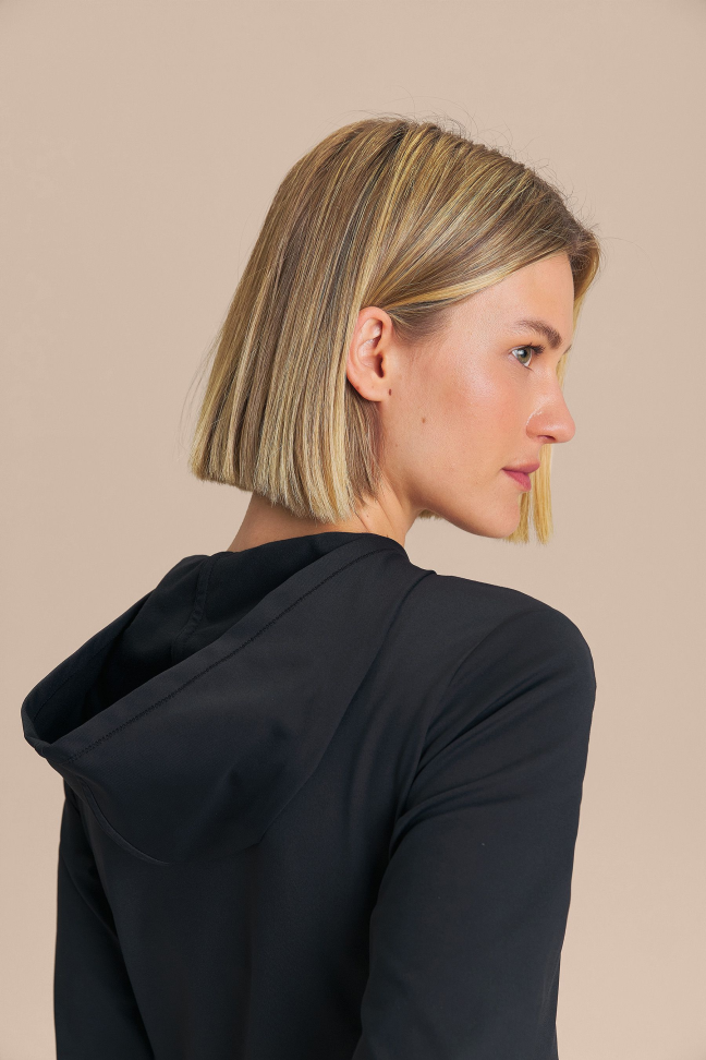 Jaqueta Melt Fleece New Black LIVE!