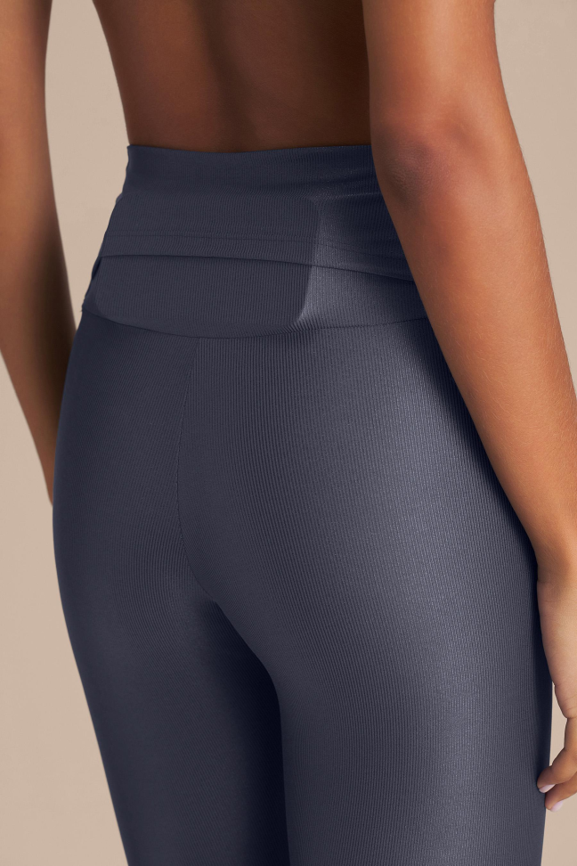 Calça Fusô Fitness Feminina LIVE! Allure® Adaptiv Iron Blue