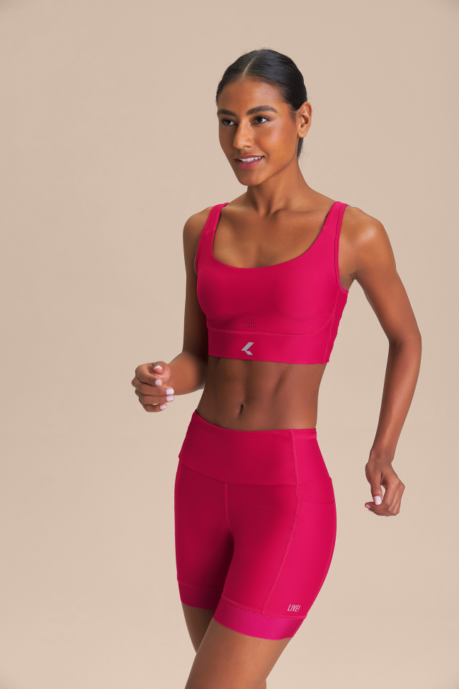 Bermuda Six Pockets Speed Vital Pink LIVE!