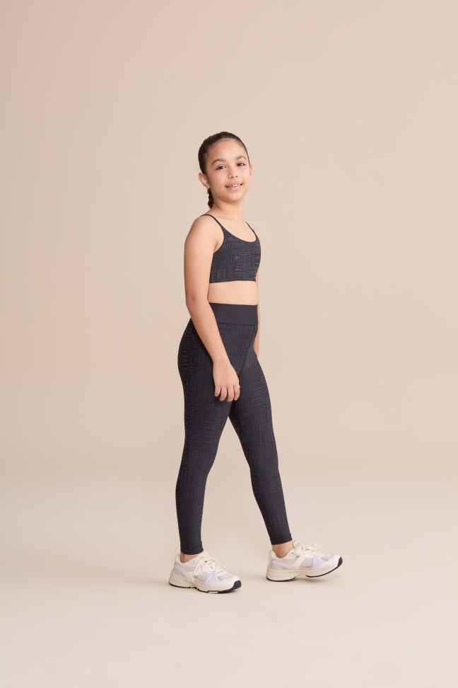 Legging LIVE! Kids Preta black white - #3