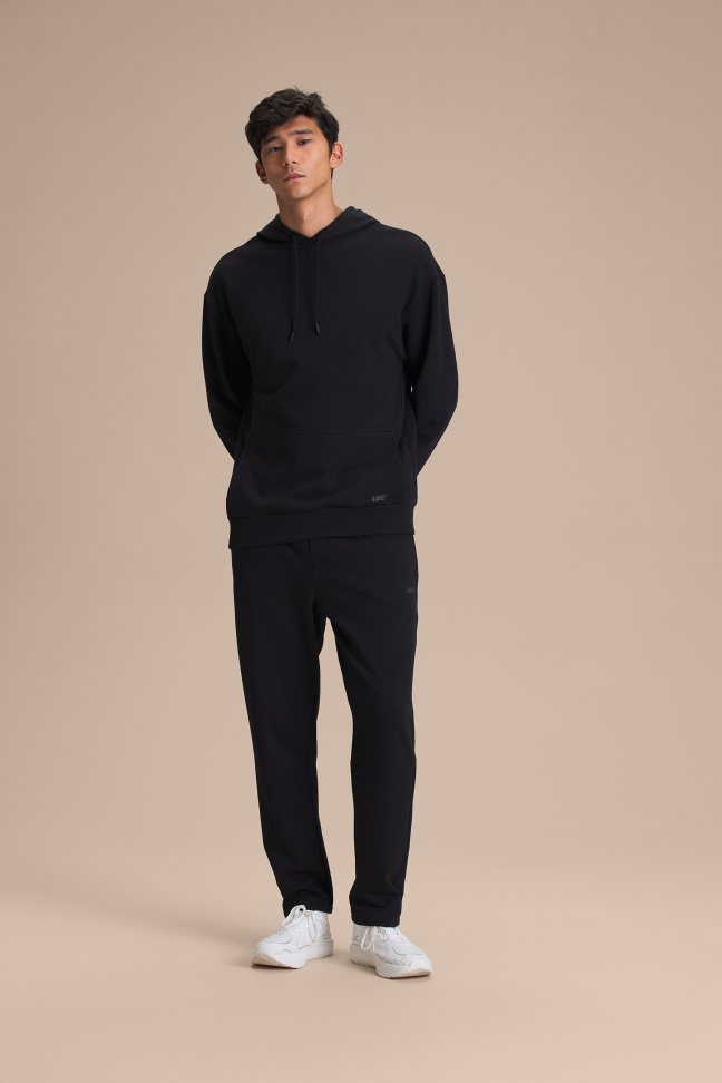 Calça Casual Masculina LIVE! Reta Welfare Preta com Bolsos