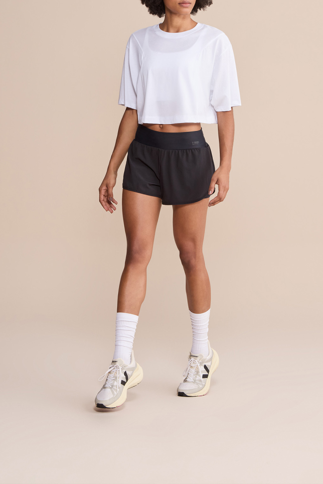 Camiseta Cropped Soft Pima Branco LIVE! - #4
